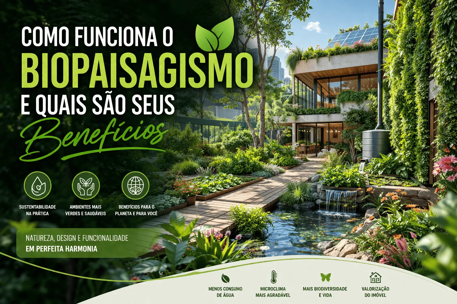 Como Funciona o Biopaisagismo e Quais São Seus Benefícios