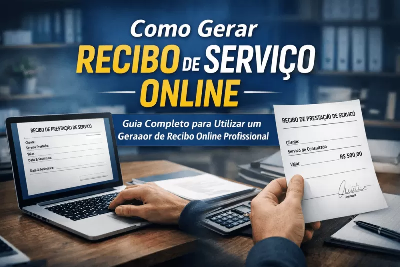 Como Gerar Recibo de Serviço Online: Guia Completo para Utilizar um Gerador de Recibo Online Profissional